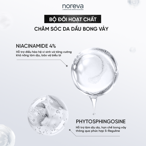  NOREVA SEBODIANE DS SEBOREGULATING MICRO-EMULSION 30ML - Vi nhũ tương điều tiết bã nhờn 