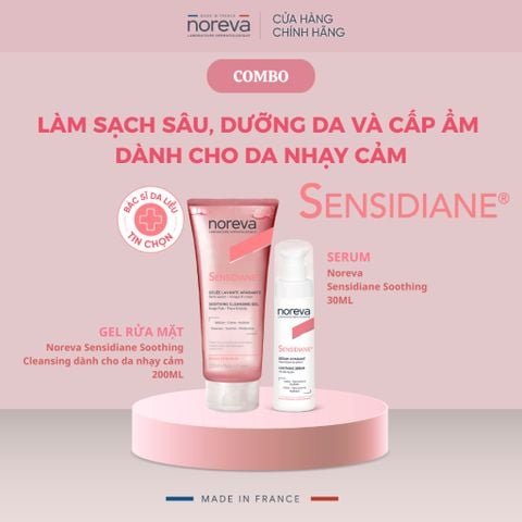  COMBO CHĂM DA NHẠY CẢM NOREVA SENSIDIANE 