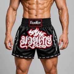 Quần Muay Fighter QMF-U08 (Flash: Trắng, Đen, Xanh, Đỏ, Vàng)
