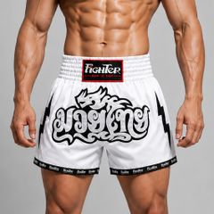 Quần Muay Fighter QMF-U08 (Flash: Trắng, Đen, Xanh, Đỏ, Vàng)