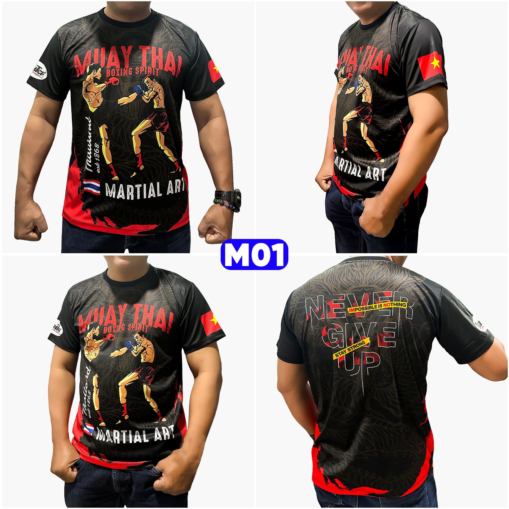 Áo Thun Võ Thuật Fighter M01