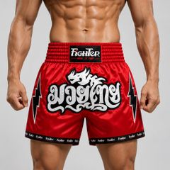 Quần Muay Fighter QMF-U08 (Flash: Trắng, Đen, Xanh, Đỏ, Vàng)
