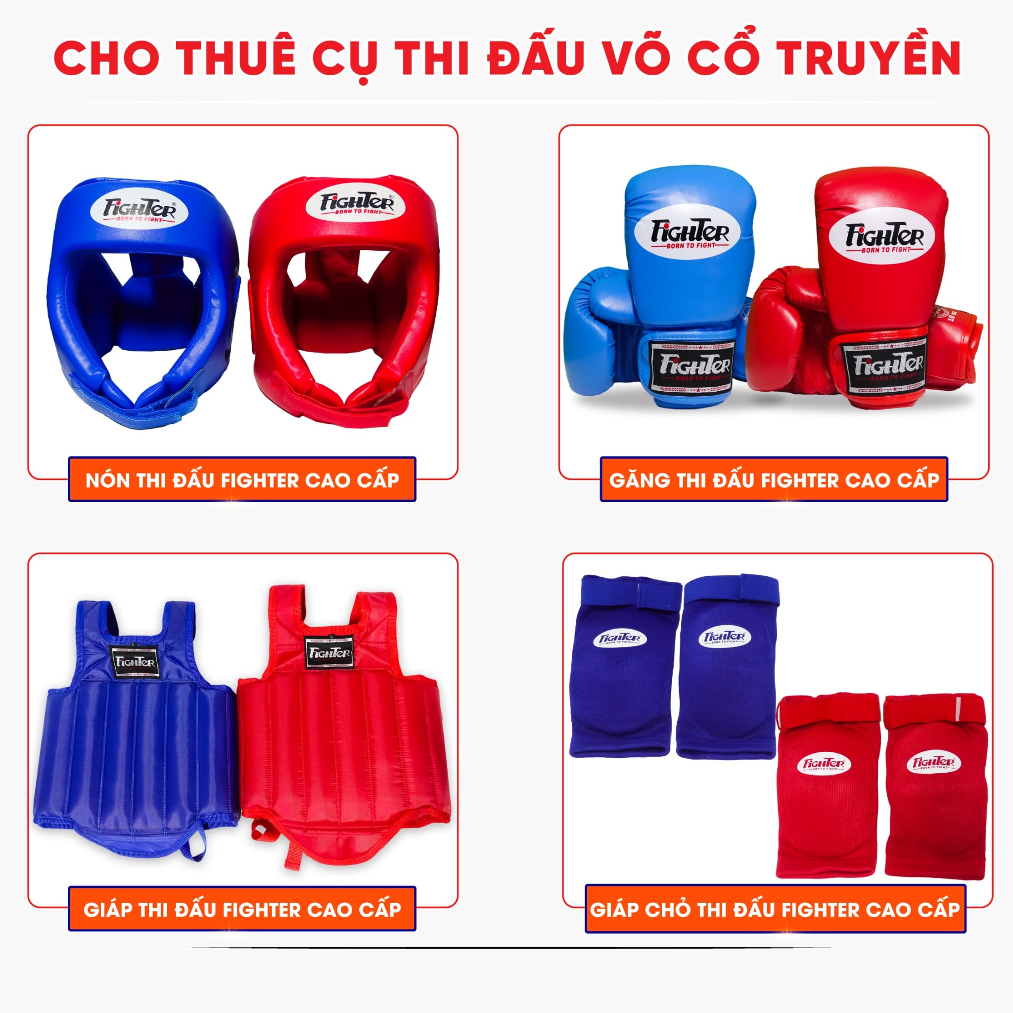 Cho Thuê Dụng Cụ Thi Đấu Võ Cổ Truyền
