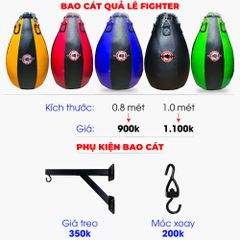 Bao Đấm Fighter 0.8 mét & 1.0 Mét
