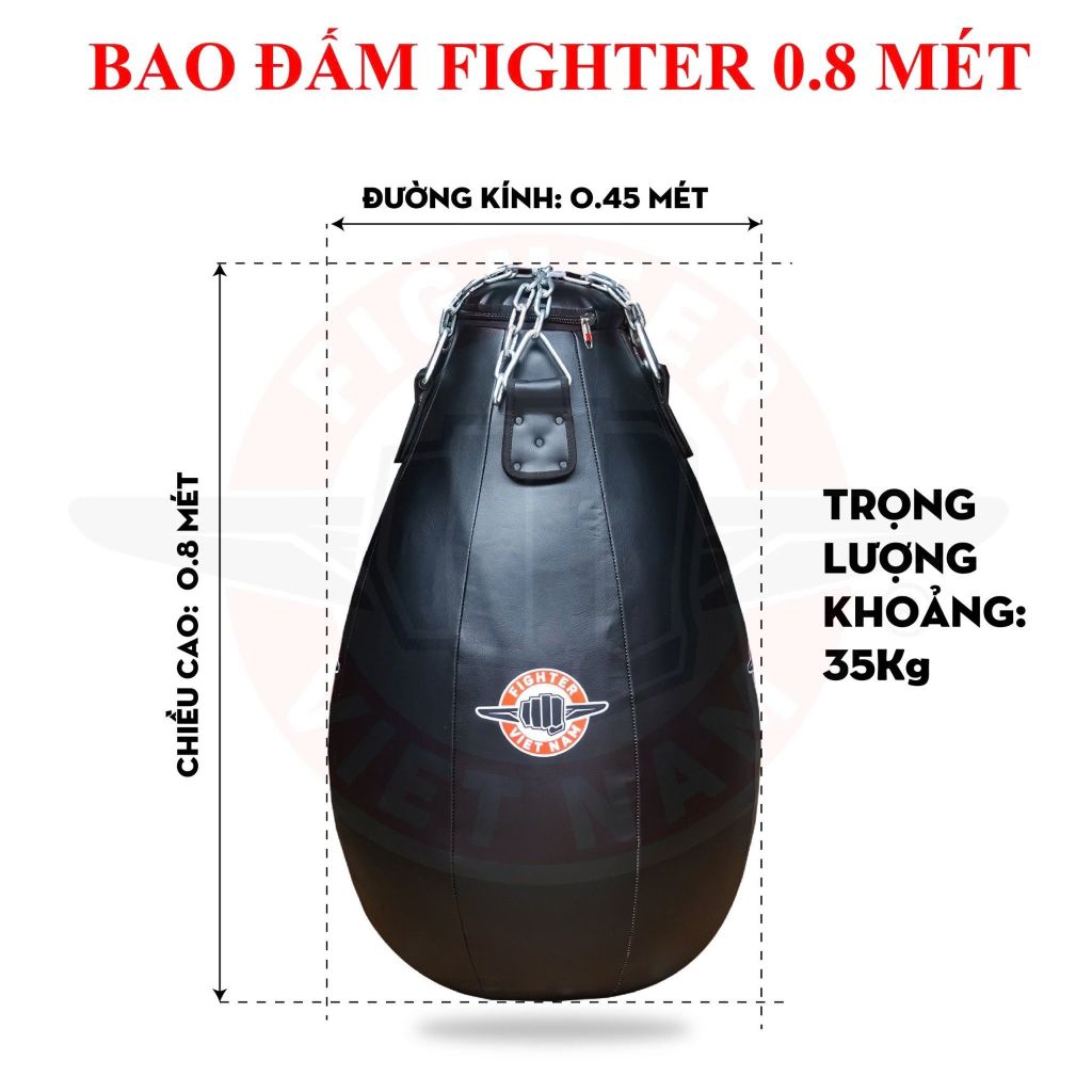 Bao Đấm Fighter 0.8 mét & 1.0 Mét