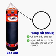 Bao Cát Fighter BTF đường kính 40cm (1.2m, 1.5m, 1.7m)