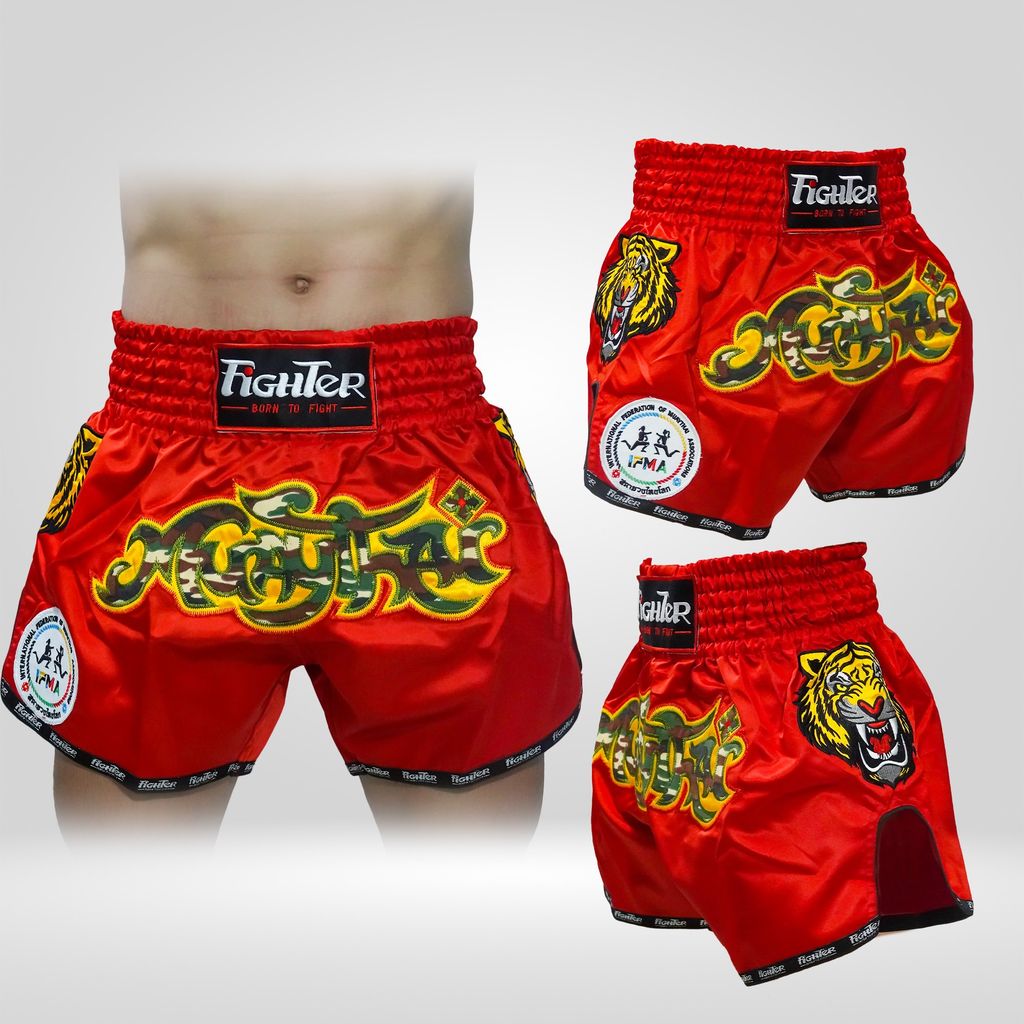 Quần Muay Thái Fighter Tiger Cao Cấp