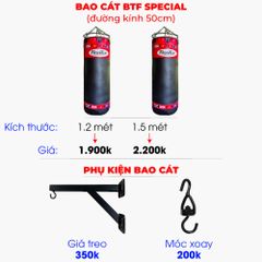 Bao Cát Fighter BTF Special đường kính 40cm & 50cm