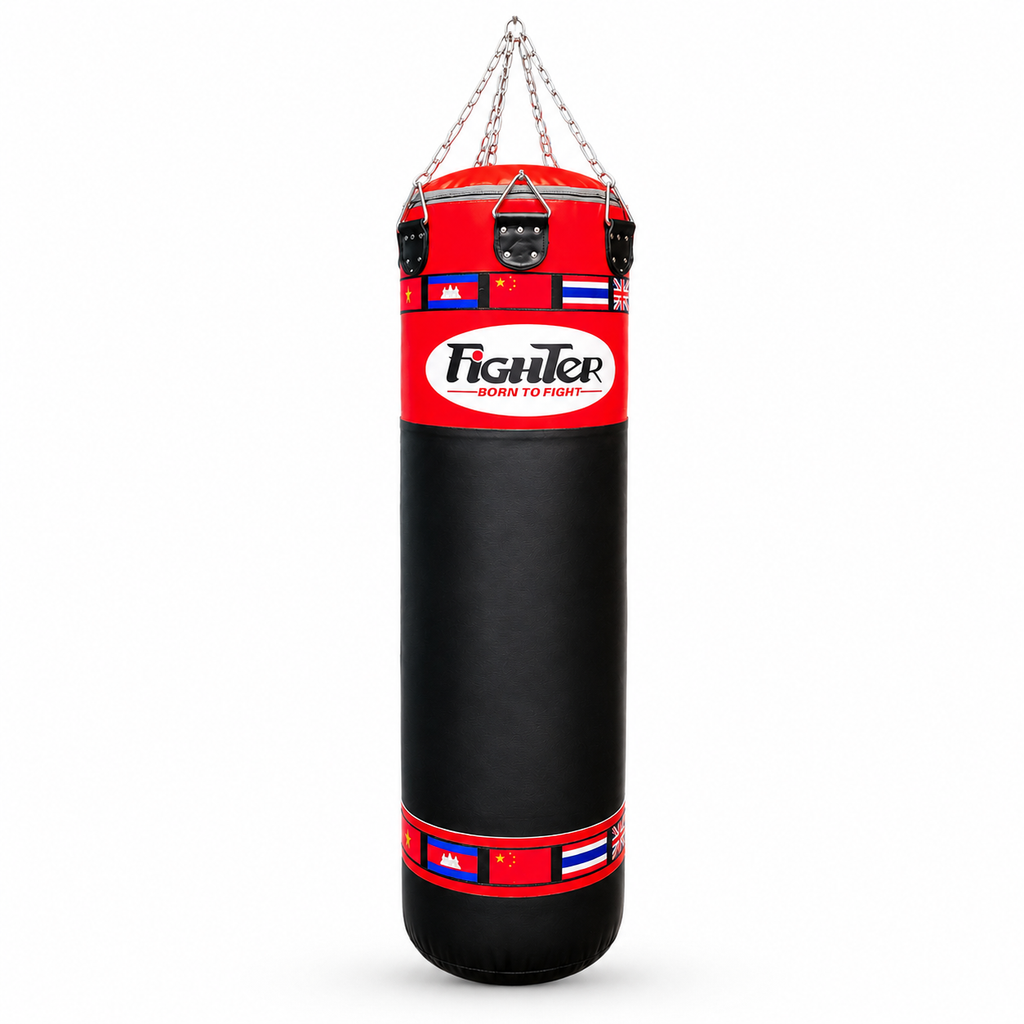 Bao Cát Fighter BTF, đường kính 40cm, 1.2 mét, 1.5 mét, 1.7 mét (đen, đỏ, vàng, xanh lá)