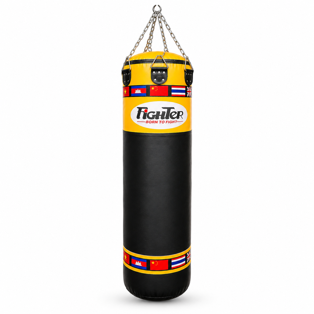 Bao Cát Fighter BTF, đường kính 40cm, 1.2 mét, 1.5 mét, 1.7 mét (đen, đỏ, vàng, xanh lá)