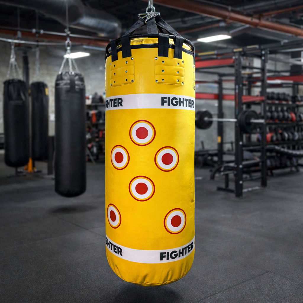 Bao cát Fighter P6, đường kính 0.5 mét (vàng, đen)