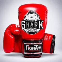 Găng Fighter Shark - Xanh, Đỏ, Đen