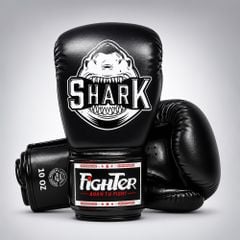 Găng Fighter Shark - Xanh, Đỏ, Đen