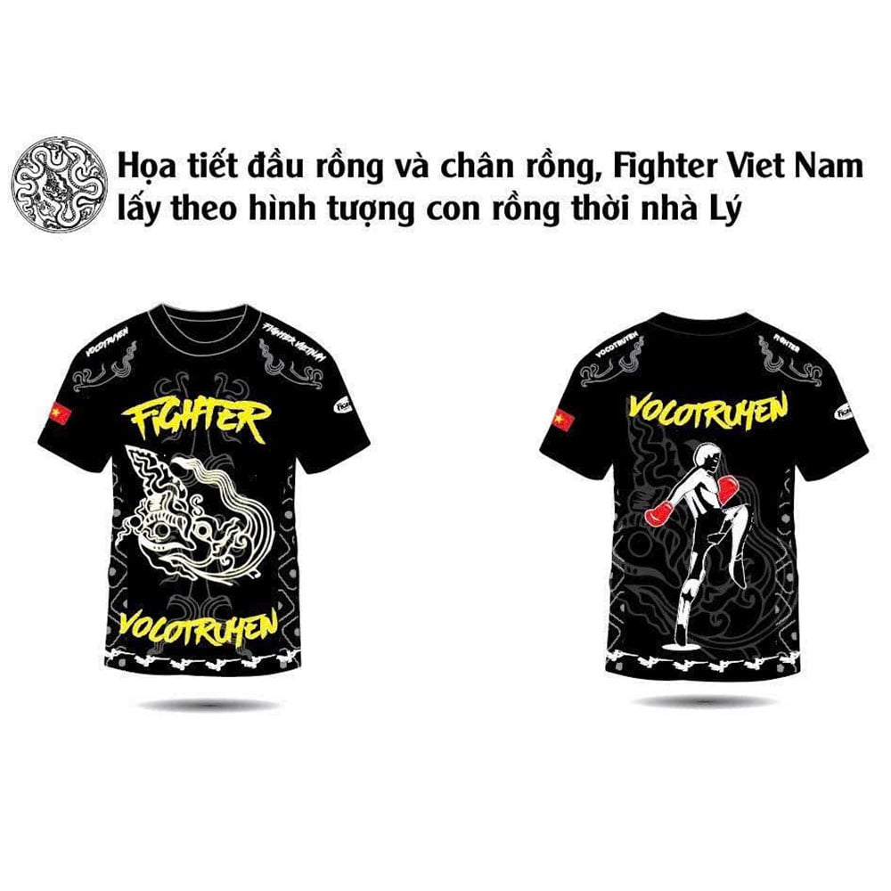 Áo Thun Võ Cổ Truyền Fighter V01