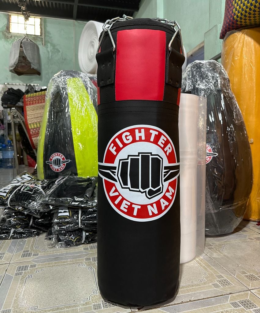 Bao Cát Fighter PT 0.8 mét, 1.0 mét, 1.2 mét | Đỏ - Đen