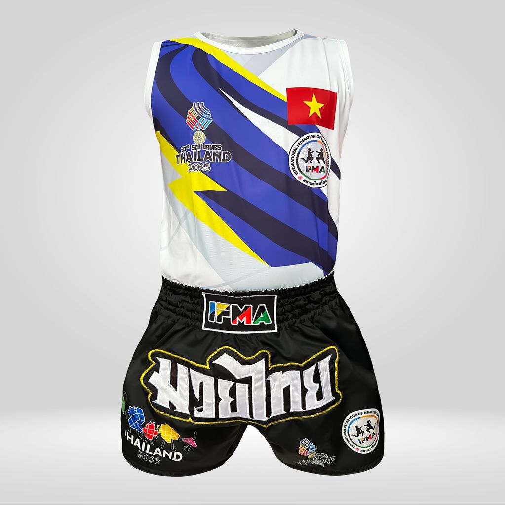 Quần Áo Muay Fighter IFMA - SEA Games 33 Thái Lan 2025