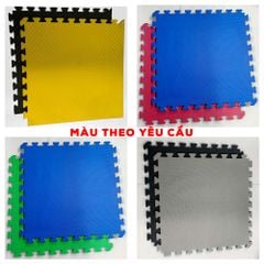 Thảm Xốp EVA Tập Võ Fighter: Dày 10mm, 20mm, 26mm, 30mm x 1 mét vuông (Xanh-Đỏ, Vàng-Đen, Đen-Xám, Màu tự chọn...)