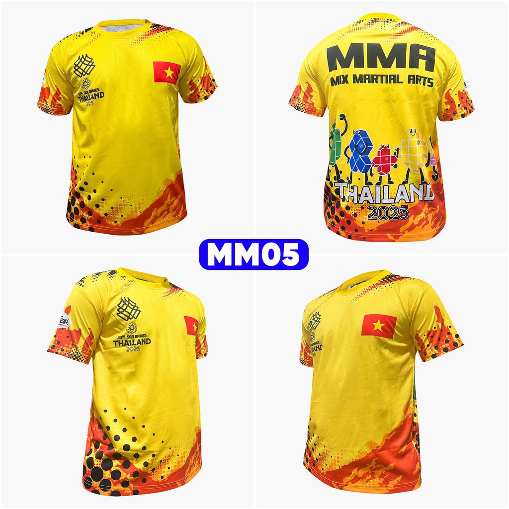 Áo Thun Fighter MMA MM05 - SEA Games 2025