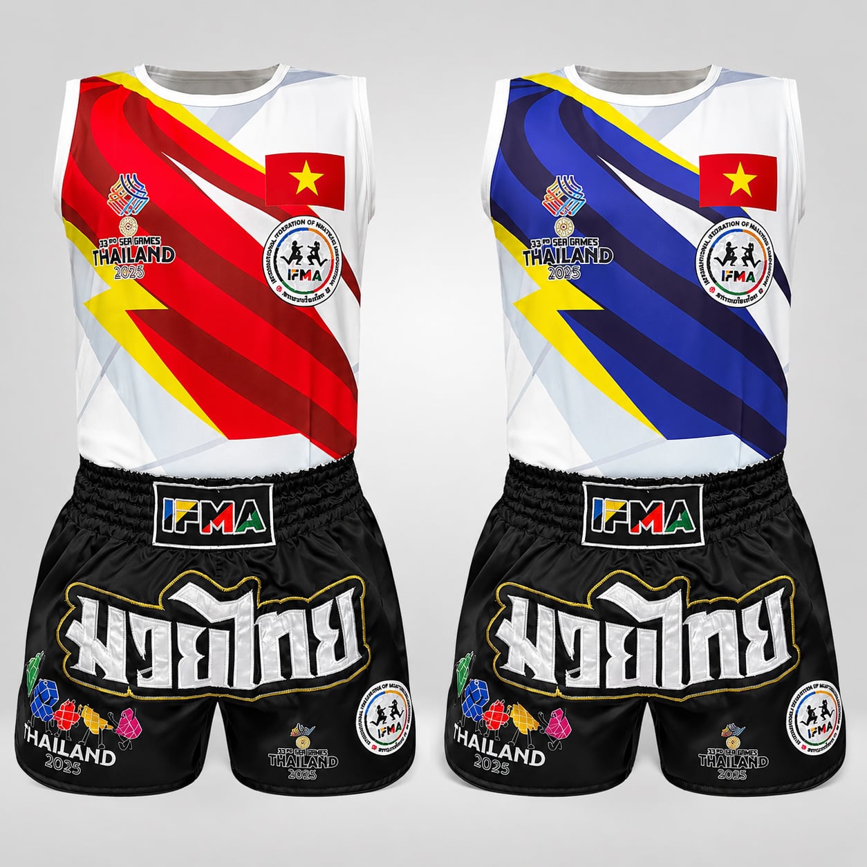 Quần Áo Muay Fighter IFMA - SEA Games 33 Thái Lan 2025