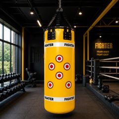 Bao cát Fighter P6, đường kính 0.5 mét (vàng, đen)