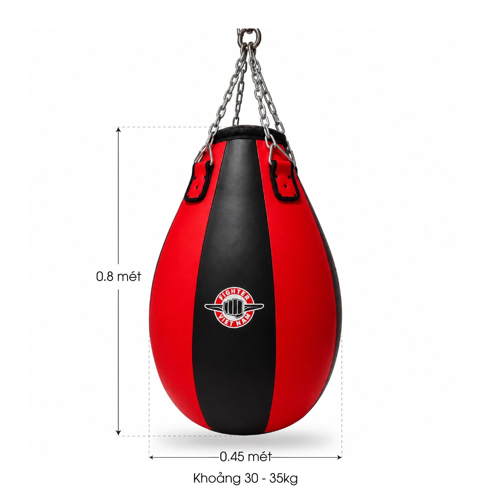 Bao Cát Quả Lê Fighter 0.8 mét & 1.0 mét
