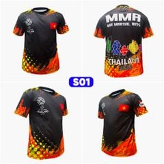 Áo Thun Võ Thuật Fighter MMA MM03 - SEA Games 2025