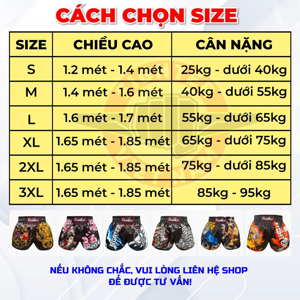 Quần Muay Fighter QMF-U06