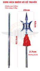 Song Kích Nhôm Võ Cổ Truyền