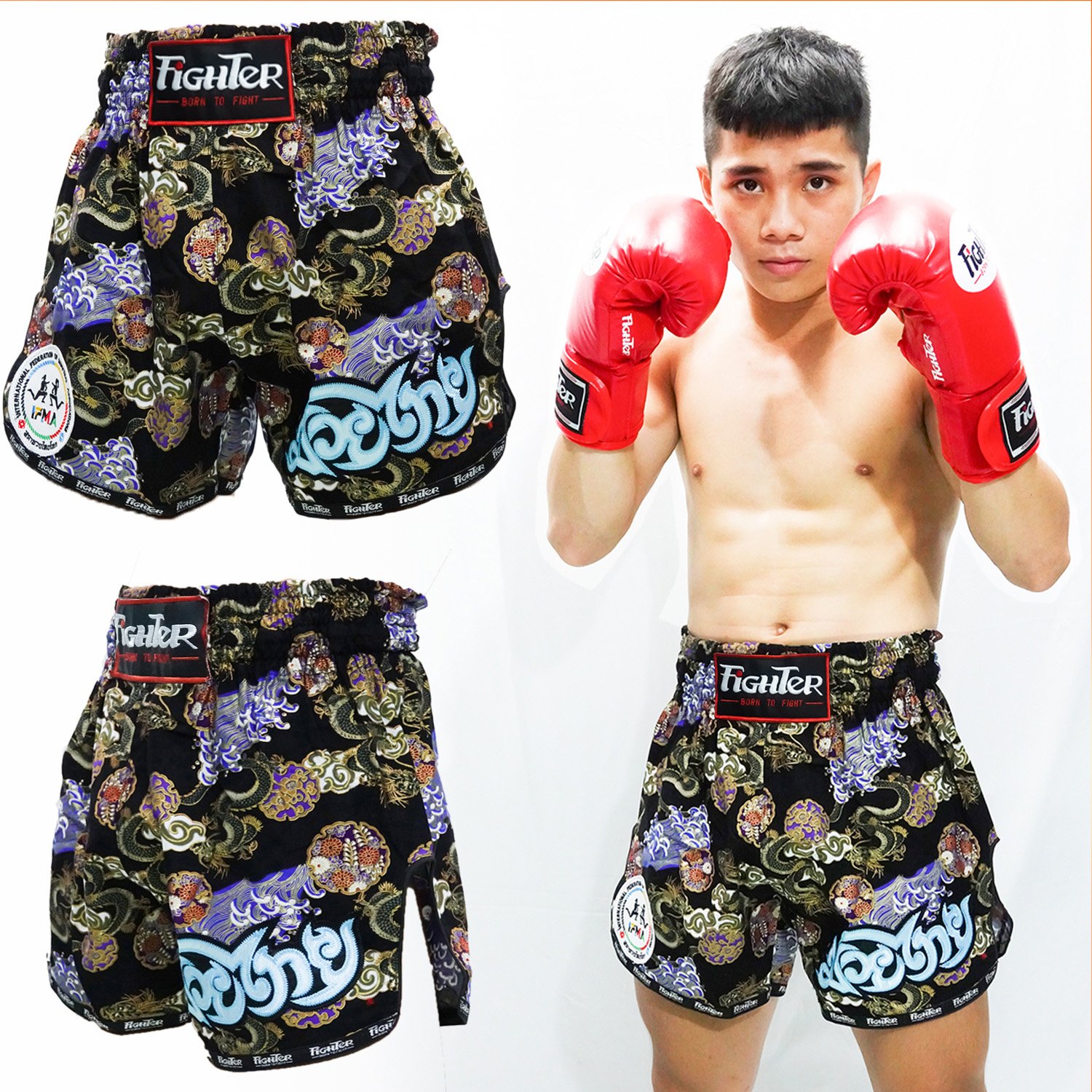 Quần Muay Thai Fighter V02