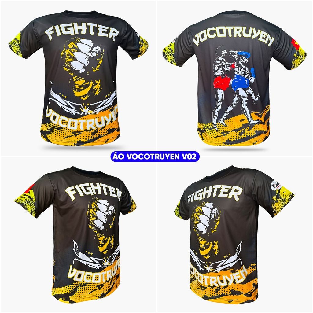 Áo Thun Võ Thuật Fighter V02