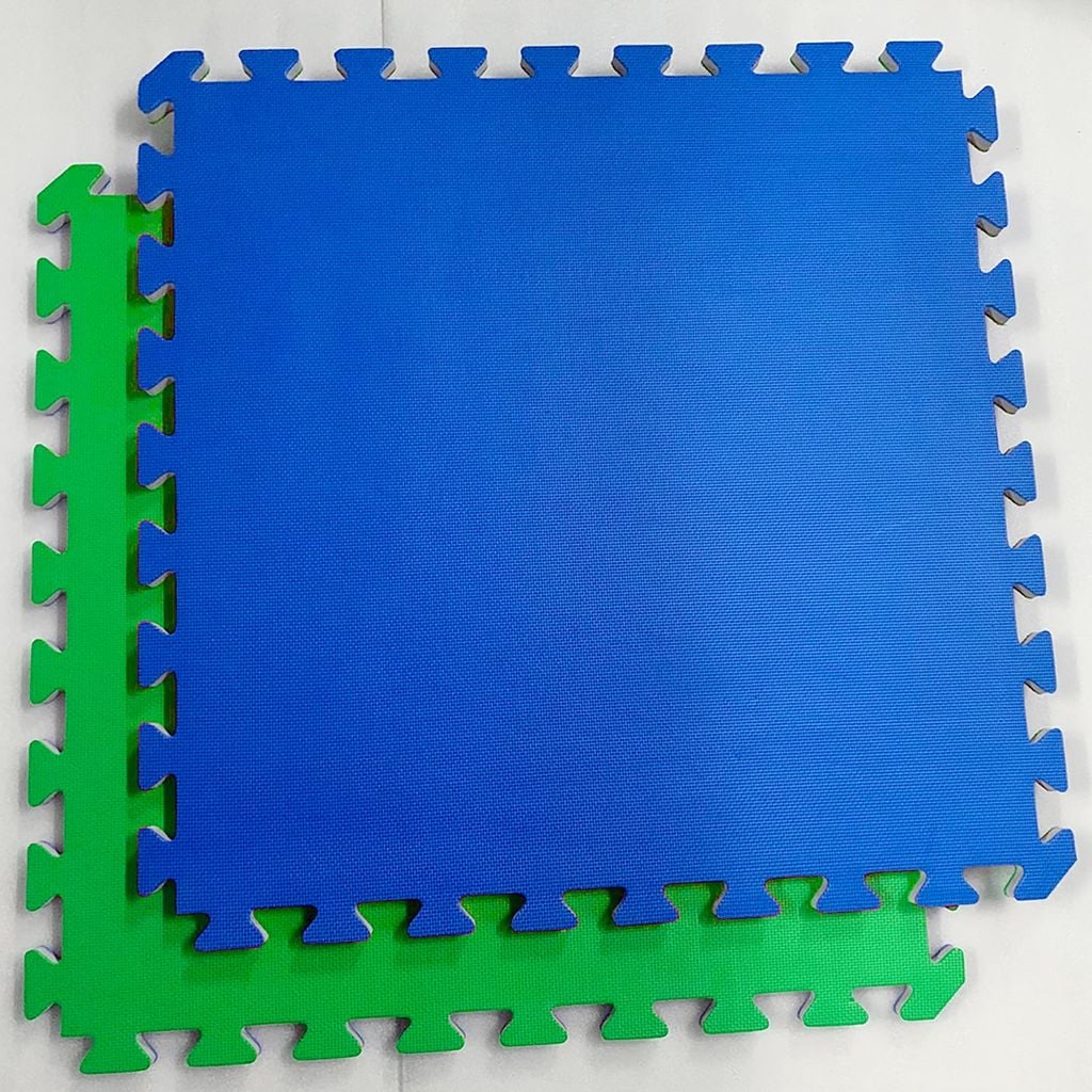 Thảm Xốp EVA Tập Võ Fighter: Dày 10mm, 20mm, 26mm, 30mm x 1 mét vuông (Xanh-Đỏ, Vàng-Đen, Đen-Xám, Màu tự chọn...)