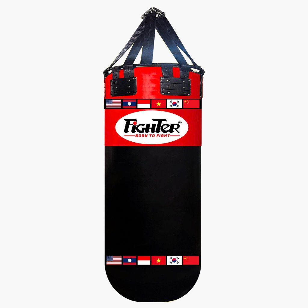 Bao cát Fighter R50, đường kính 0.5 mét (đen, đỏ, vàng)