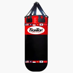 Bao cát Fighter R50, đường kính 0.5 mét (đen, đỏ, vàng)