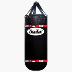 Bao cát Fighter R50, đường kính 0.5 mét (đen, đỏ, vàng)