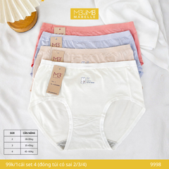 Quần Lót Học Sinh MB 9998  Cotton Mềm Mại, Thấm Hút, Khử Mùi