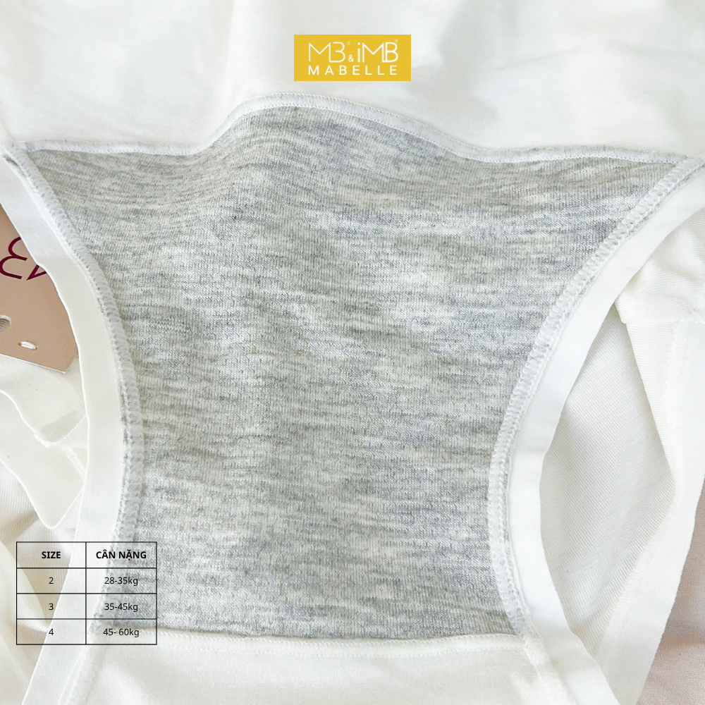 Quần Lót Học Sinh MB 9998  Cotton Mềm Mại, Thấm Hút, Khử Mùi