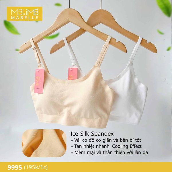 Áo lót học sinh MB 9995, tàng hình, vải băng lạnh điều hoà, mút liền