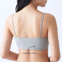 Bra Học Sinh 9935 Mút Liền – Áo Lá Tuổi Dậy Thì Mát Nhẹ, Không Gọng