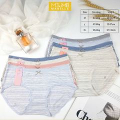 Quần Lót Nữ MB 8796 | Cotton Kháng Khuẩn, Chống Hằn, Cạp Vừa