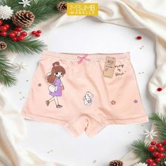Quần Lót Bé Gái 9966 Cotton Sạch An Toàn – Quần Chip Học Sinh Chống Hằn, Chống Tuột, Co Giãn Êm Mềm