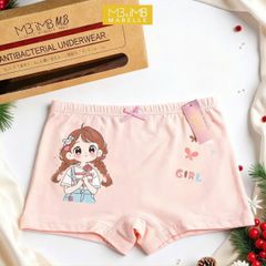 Quần Lót Bé Gái 9966 Cotton Sạch An Toàn – Quần Chip Học Sinh Chống Hằn, Chống Tuột, Co Giãn Êm Mềm