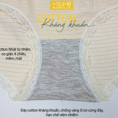 Quần Lót Nữ MB 8868  Quần Lót Kháng Khuẩn Cotton Cao Cấp Chống Hằn