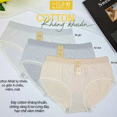 Quần Lót Nữ MB 8868  Quần Lót Kháng Khuẩn Cotton Cao Cấp Chống Hằn