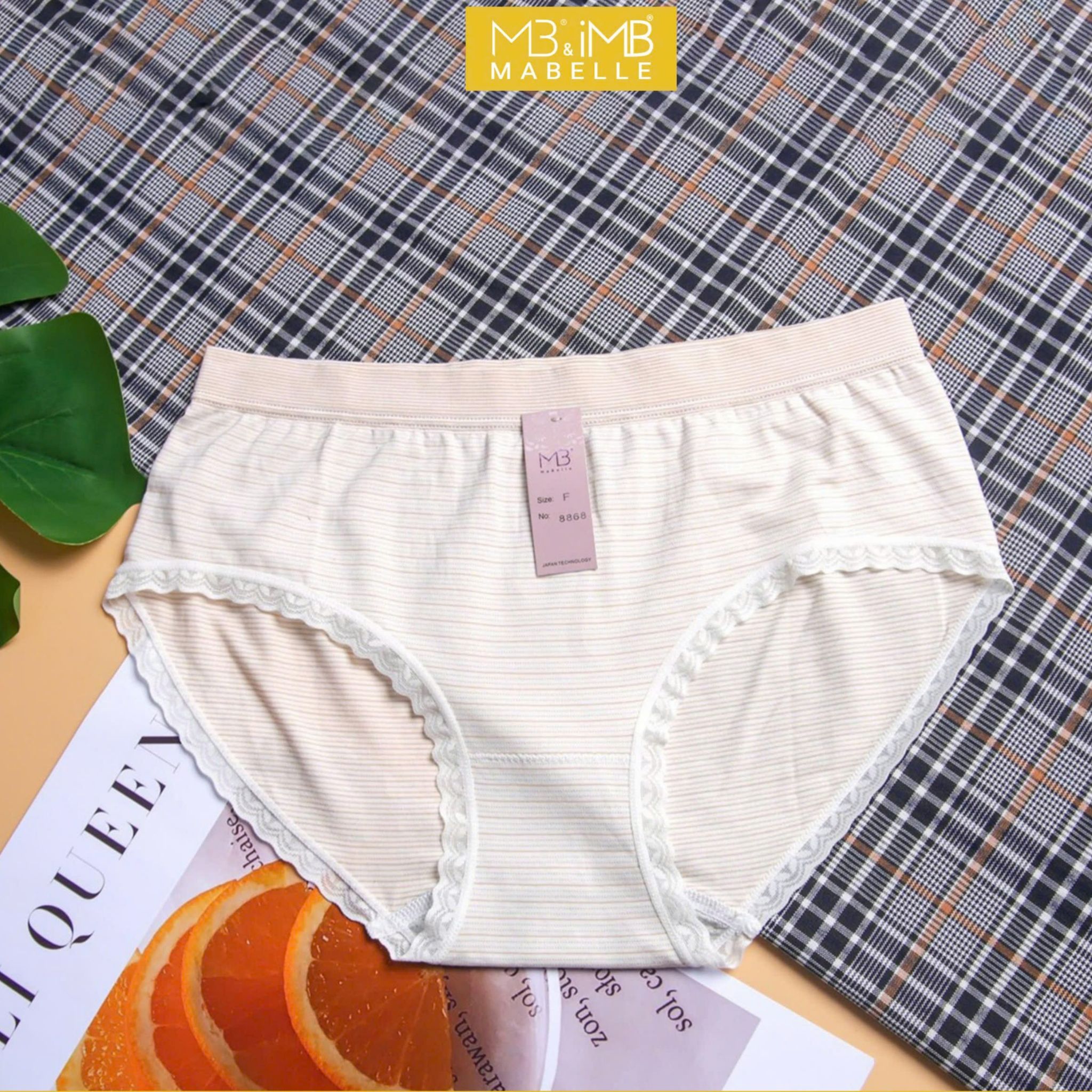 Quần Lót Nữ MB 8868  Quần Lót Kháng Khuẩn Cotton Cao Cấp Chống Hằn