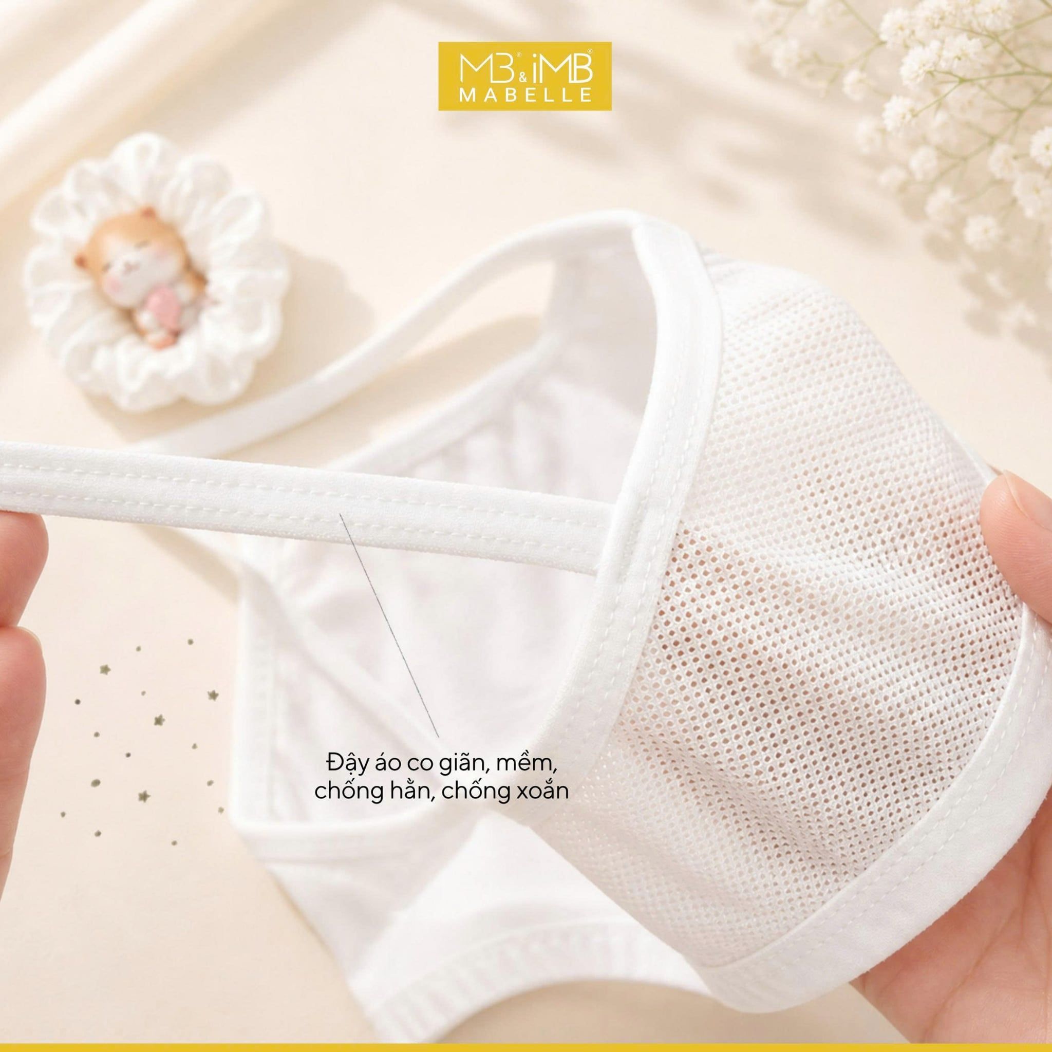 Áo Bra Học Sinh MB 9817  Lưng Lưới Thoáng Mát, Cotton Cao Cấp Cho Tuổi Teen