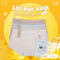 Quần Lót Học Sinh MB 9969  Cotton Kháng Khuẩn Cho Bé Gái Tuổi Teen