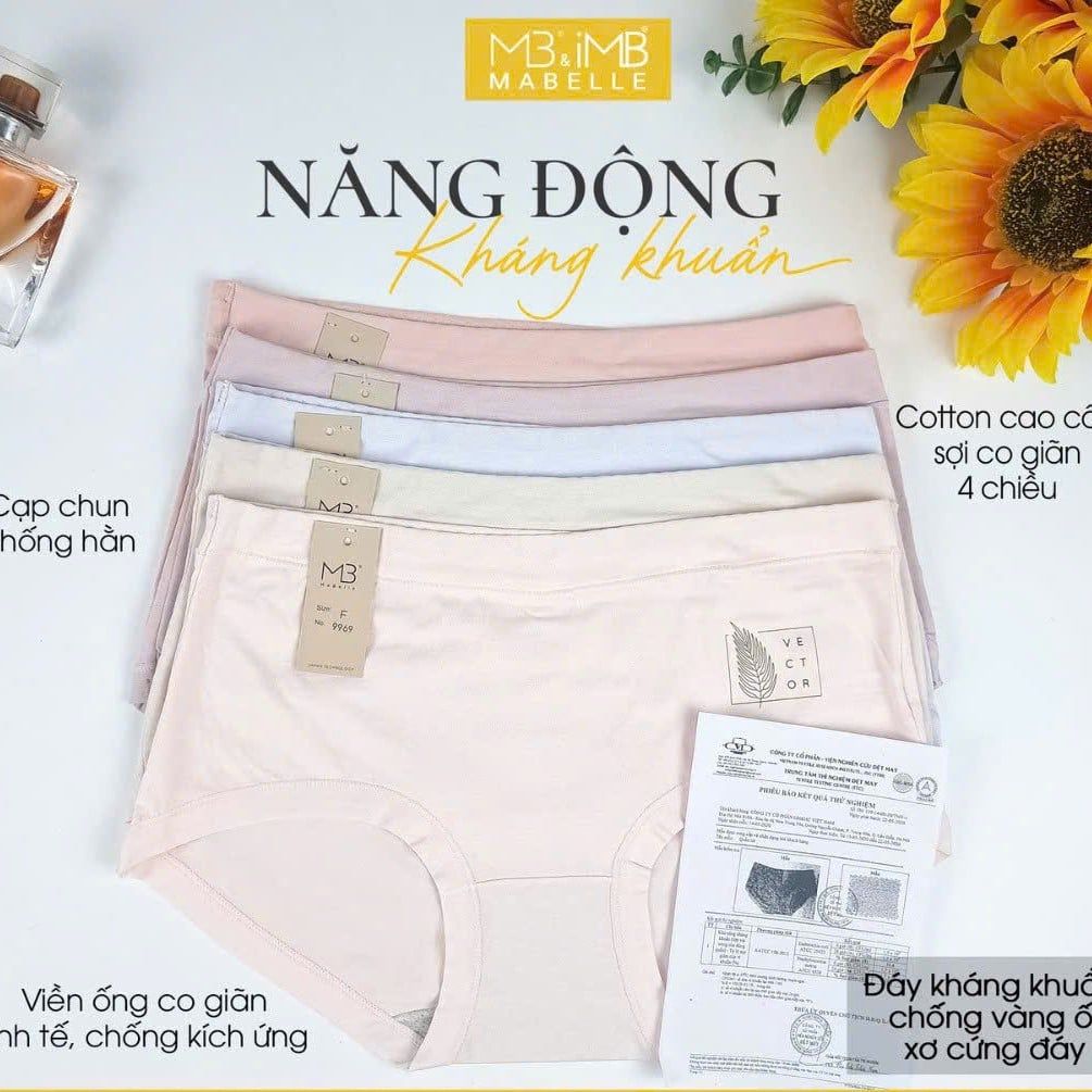 Quần Lót Học Sinh MB 9969  Cotton Kháng Khuẩn Cho Bé Gái Tuổi Teen