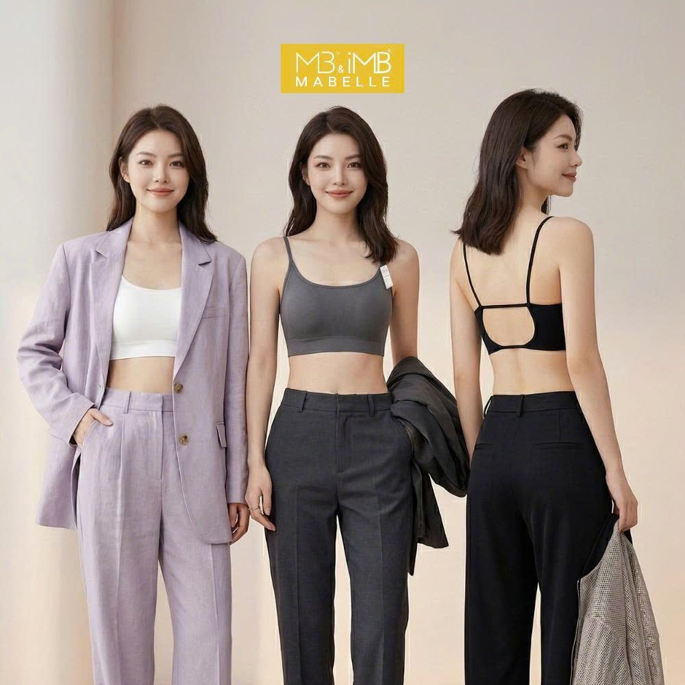 Áo Ngực Nữ Cao Cấp 9554 – Không Gọng, Mềm Mại, Tôn Dáng Tự Nhiên
