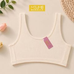 Áo Bra Học Sinh MB N9508 | Áo Lót Cài Sau Cotton Cao Cấp, Mút Liền Chống Xô