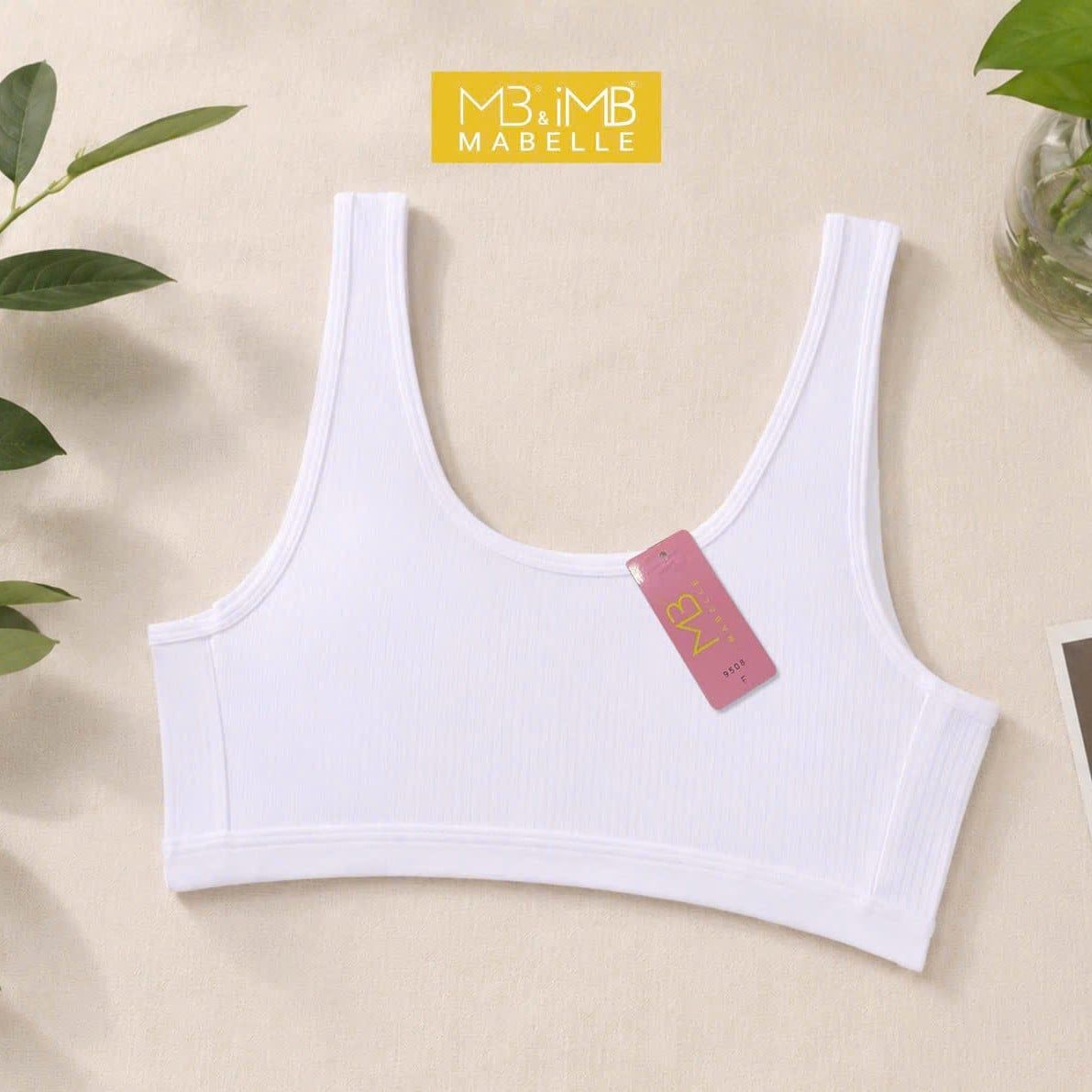Áo Bra Học Sinh MB N9508 | Áo Lót Cài Sau Cotton Cao Cấp, Mút Liền Chống Xô